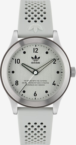 ADIDAS ORIGINALS Analoog horloge 'CODE THREE' in Wit: voorkant