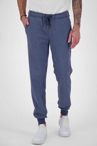 Alife and Kickin Tapered Broek 'MoeAK' in Blauw: voorkant