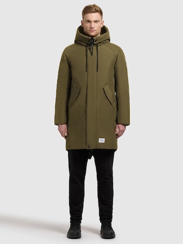 Cappotto invernale 'Anth2' di khujo in verde