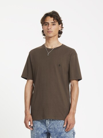 Volcom Shirt 'Stone Blanks' in Brown: front