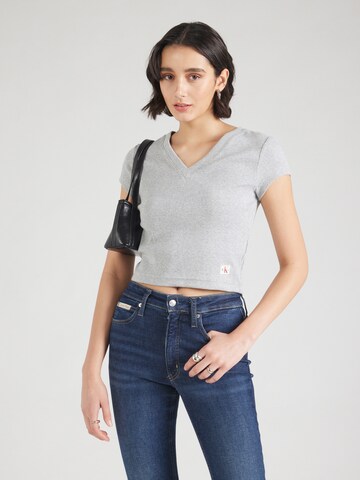 Calvin Klein Jeans Koszulka w kolorze szary: przód