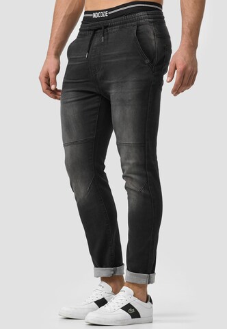 INDICODE JEANS Slimfit Hose 'Fabrizio' in Schwarz