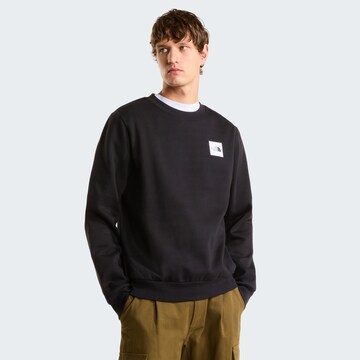 THE NORTH FACE Sweatshirt in Black: front