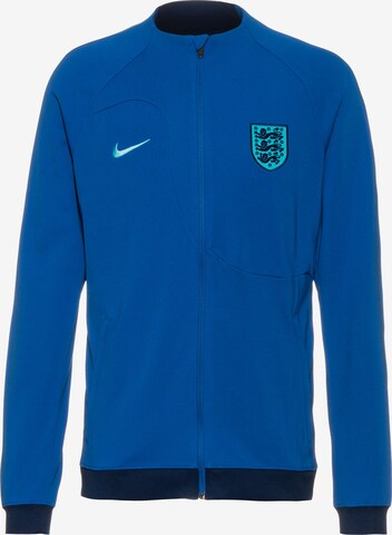 Giacca per l'allenamento 'England Academy Pro Anthem' di NIKE in blu: frontale