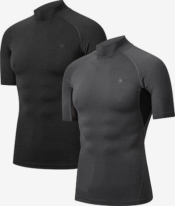 DANISH ENDURANCE Athletic Sweatshirt 'Compression SS' in Grey: front