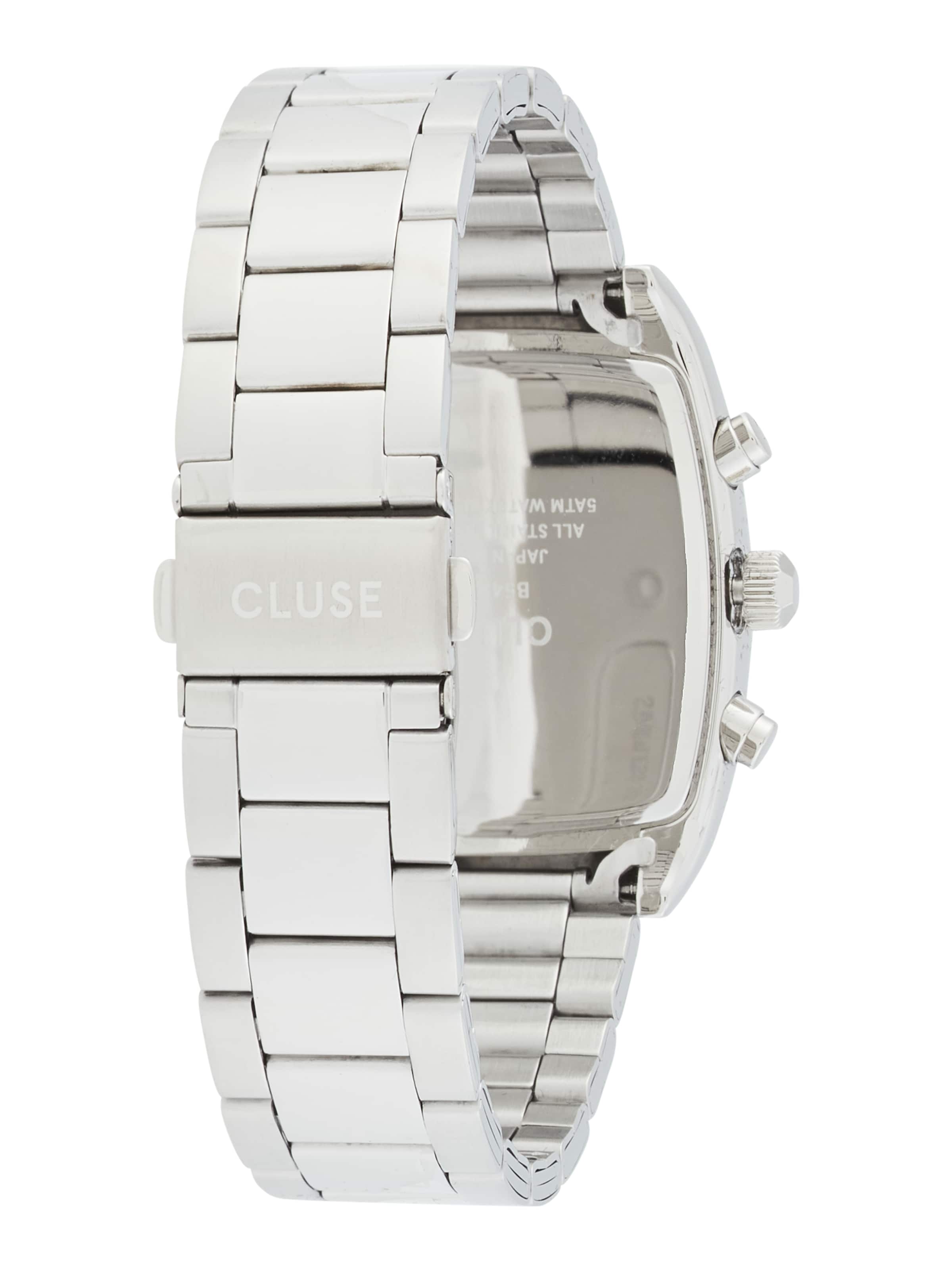 CLUSE Analógové hodinky 'Quartaut' - Strieborná
