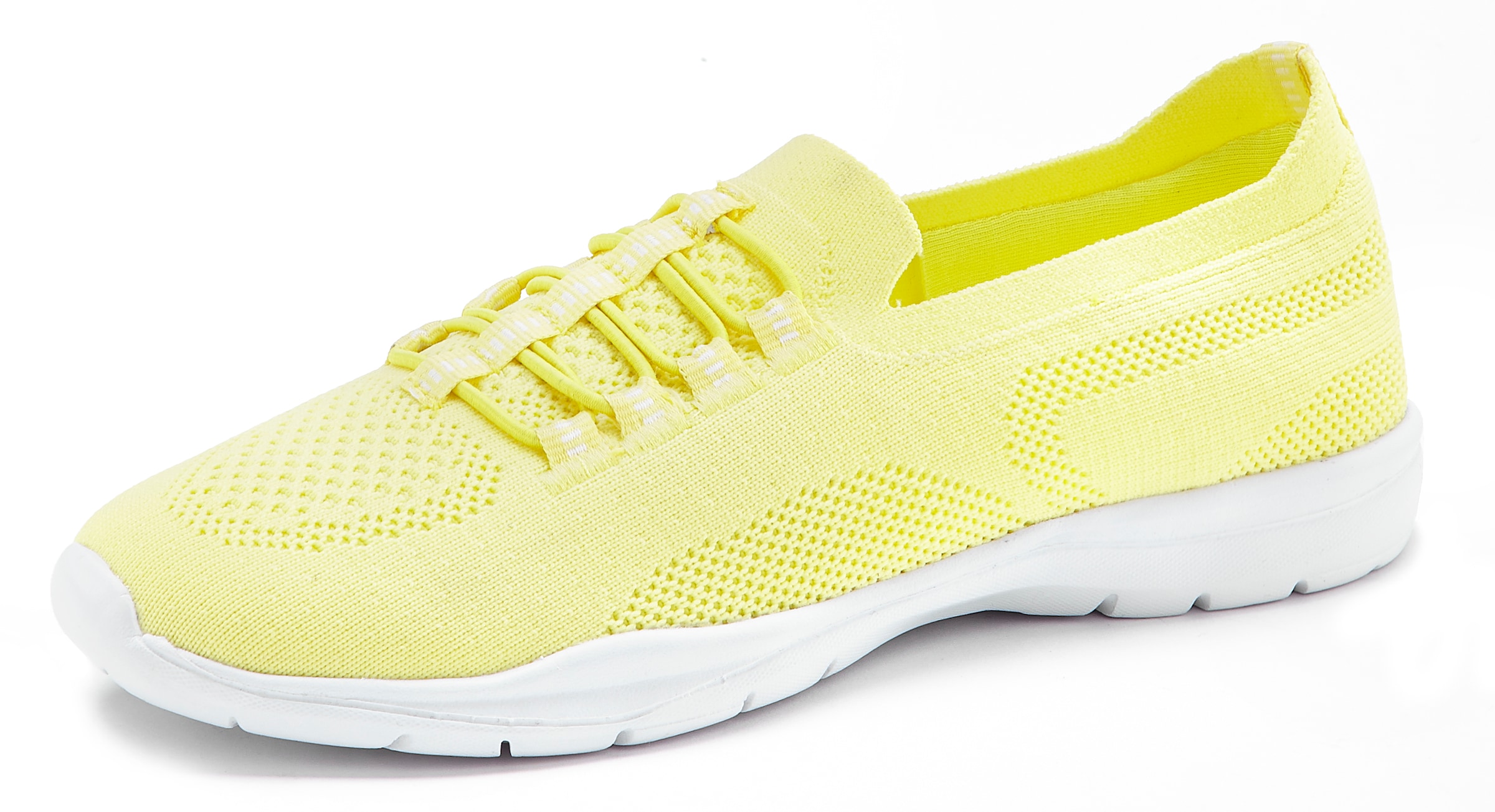Ladies yellow store tennis shoes