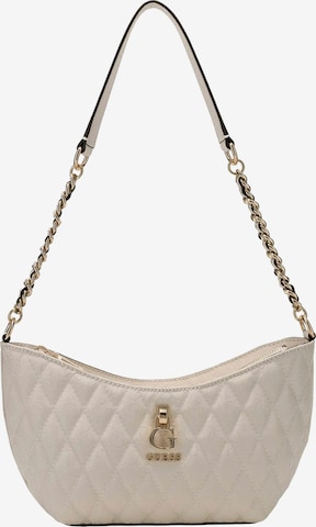 Borsa a spalla 'TAMARA' di GUESS in beige: frontale