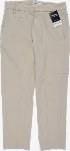 Dondup Pants in XXS in Beige: front