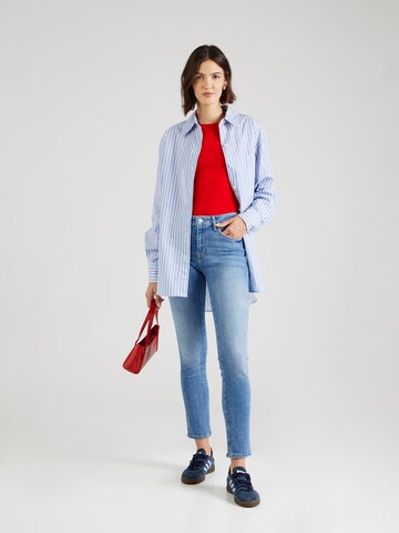 Mavi Skinny Jeans in Blauw