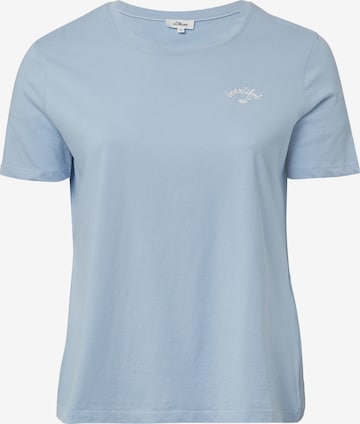 s.Oliver Shirt in Blau: Vorderseite