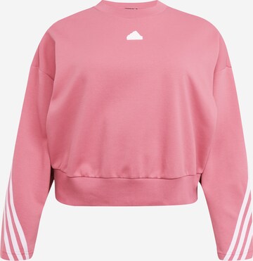 ADIDAS SPORTSWEAR Sportief sweatshirt 'Future Icons 3-Stripes ' in Roze: voorkant