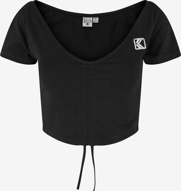 T-shirt Karl Kani en noir : devant