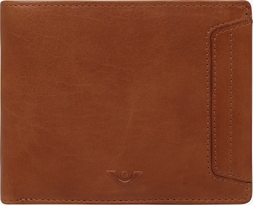VOi Wallet 'Dakota' in Brown: front