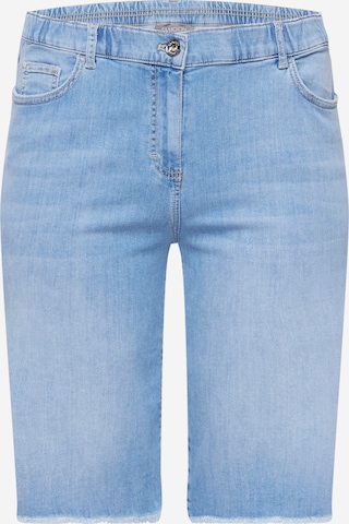 Jeans 'Betty' de la SAMOON pe albastru: față