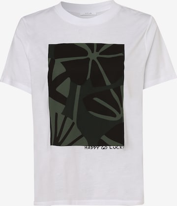 OPUS T-Shirt 'Smina Lucky' in Weiß: predná strana