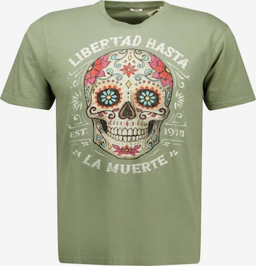 T-Shirt 'Craneo' Deeluxe en vert : devant