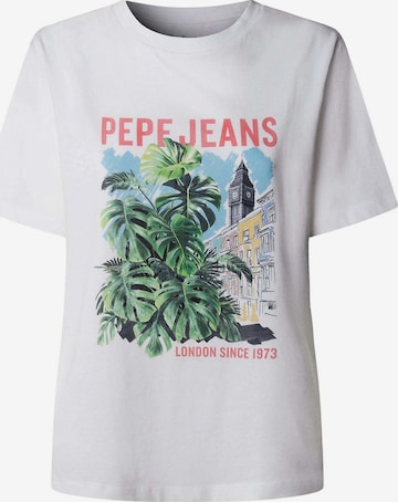 Maglietta 'Martha' di Pepe Jeans in bianco: frontale
