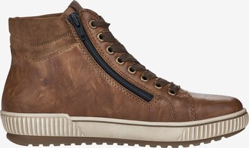 REMONTE High-Top Sneakers in Brown