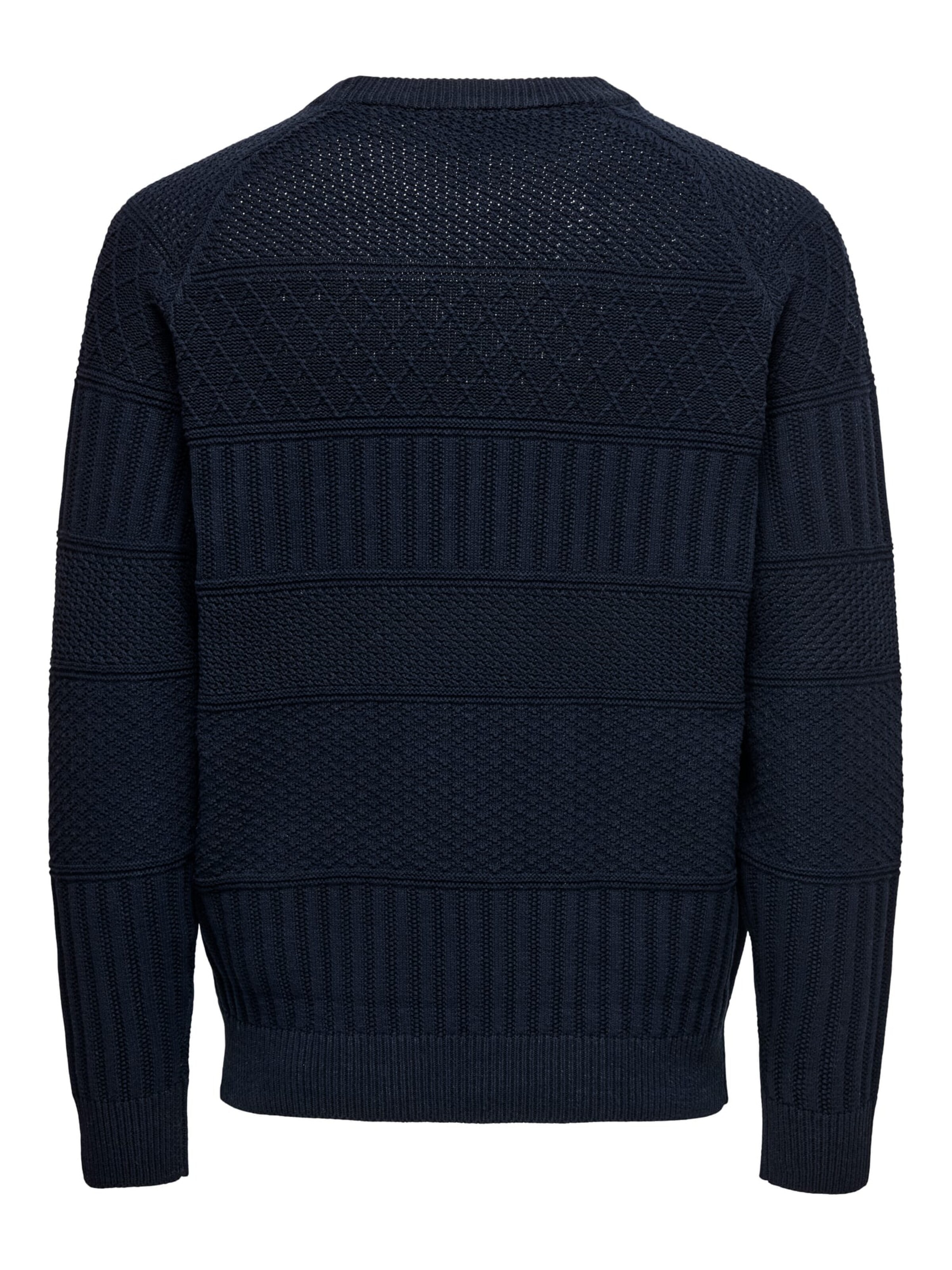 Only & Sons Trui 'alkan' in Blauw