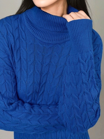 My fashion - Vestido de malha em azul