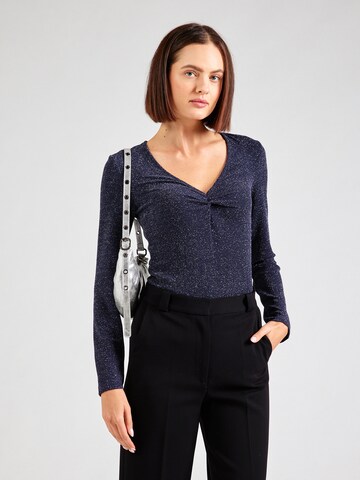 PIECES Shirt 'PCLINA' in Blue: front