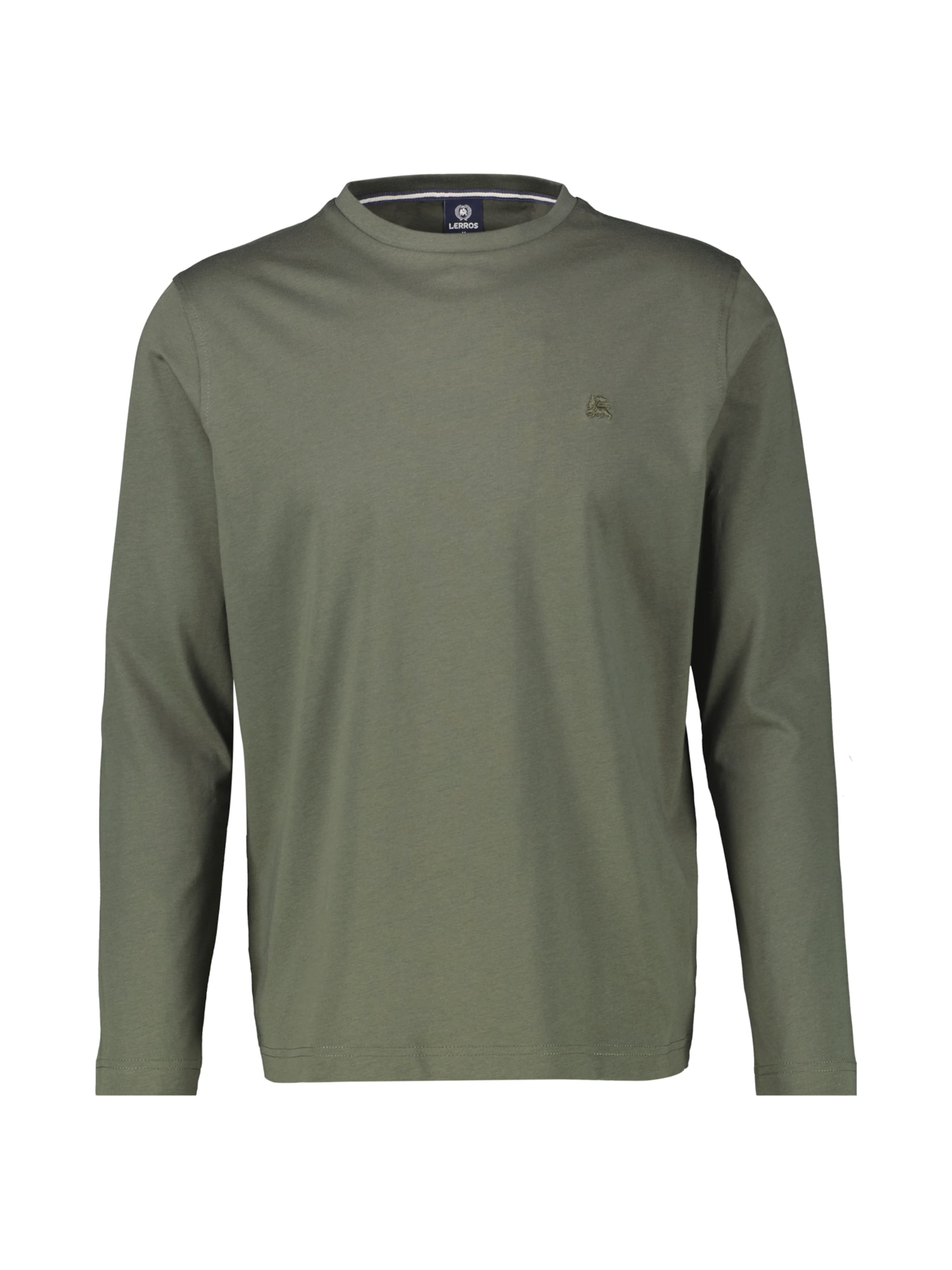 LERROS Sportsweatshirt in Grün: Vorderseite