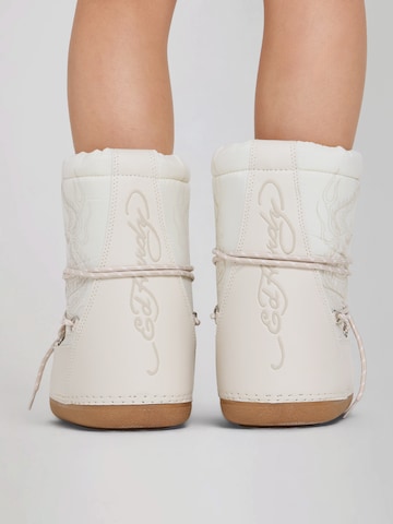 Ed Hardy - Botas en beige: atrás