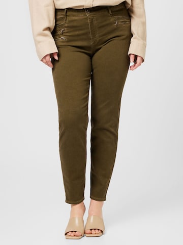 BRAX Skinny Jeans 'Ana' i grön: framsida