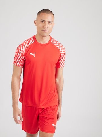 T-Shirt fonctionnel 'TeamLIGA26' PUMA en rouge : devant