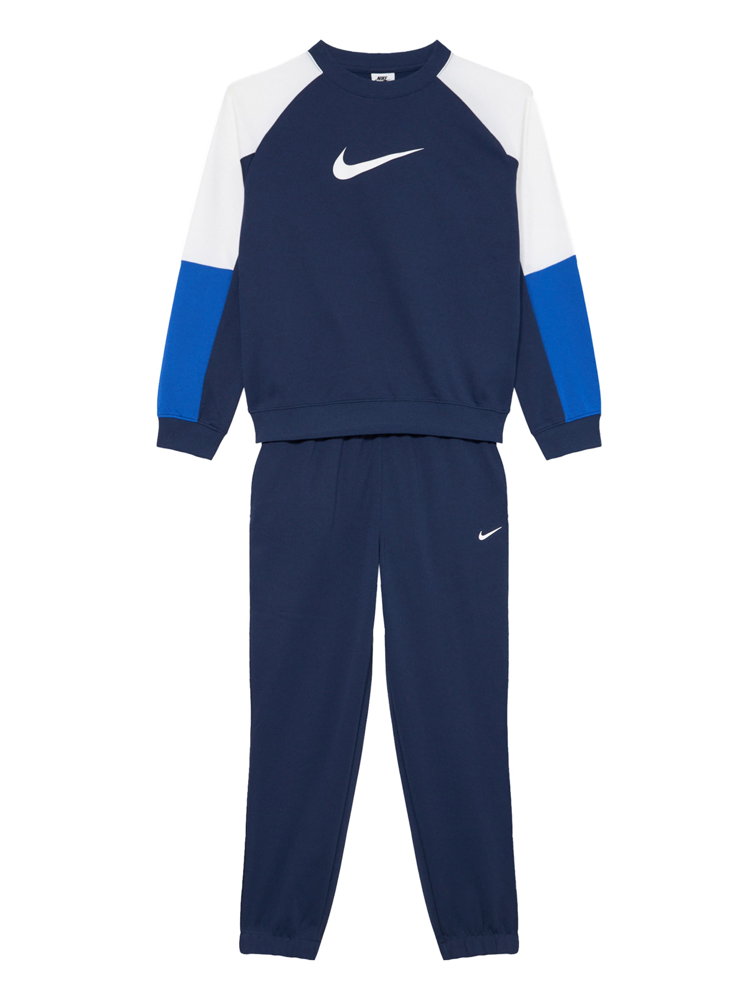 Survêtement Nike Sportswear en bleu : devant
