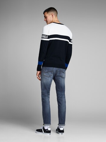 Coupe slim Jean 'JWHTIM JJORIGINAL' JACK & JONES en bleu