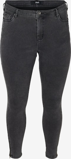 Zizzi Jean 'Amy' en gris denim, Vue avec produit