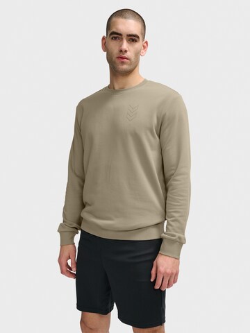 Hummel Athletic Sweatshirt 'ACTIVE' in Grey: front