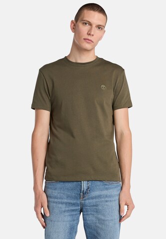 TIMBERLAND Футболка 'Dun-River' в Зеленый: спереди