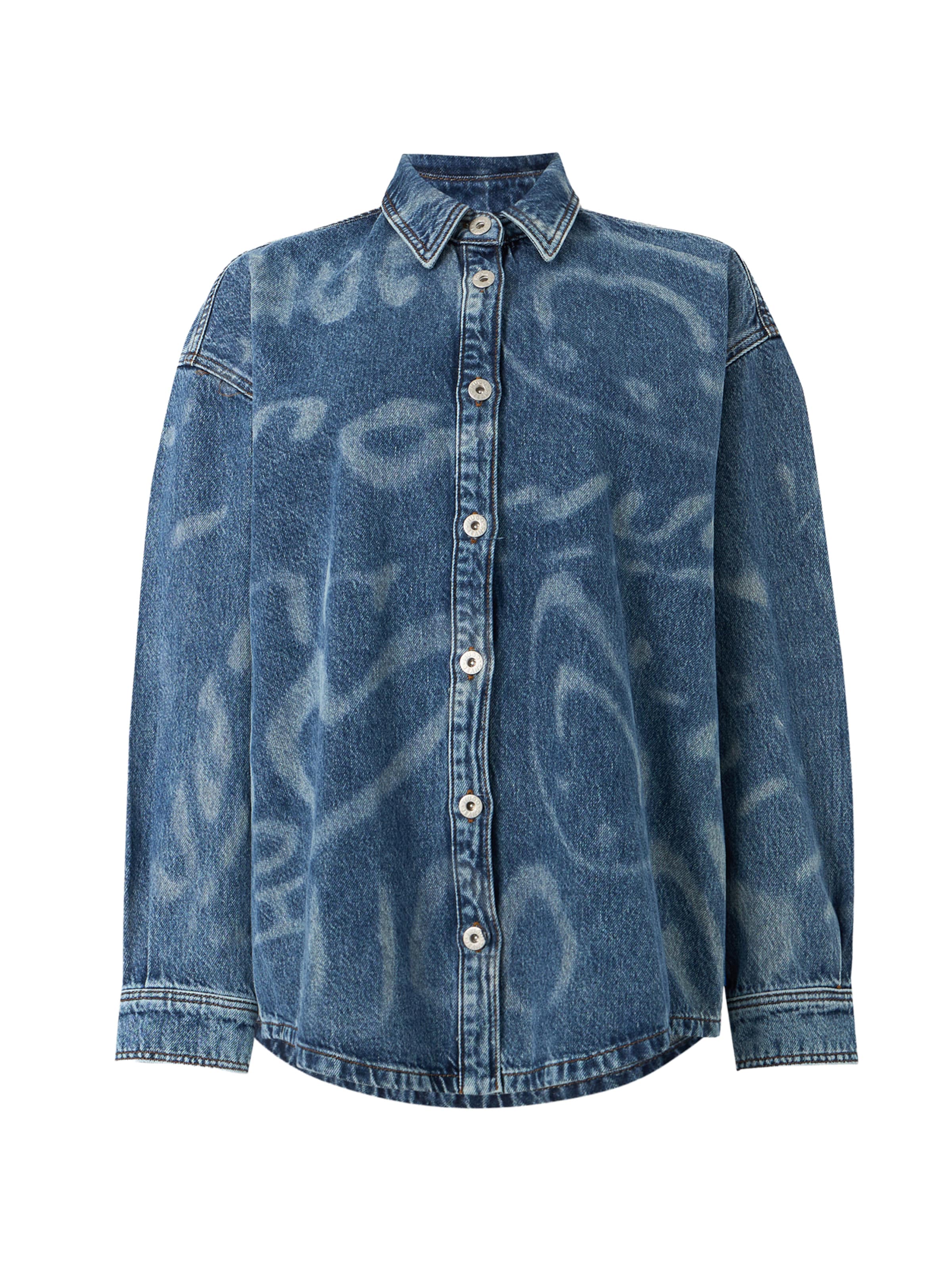 HUGO Jacke 'Garesa' in blue denim / pastellblau, Produktansicht