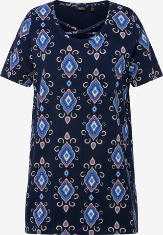 Ulla Popken Shirt in Blauw: voorkant