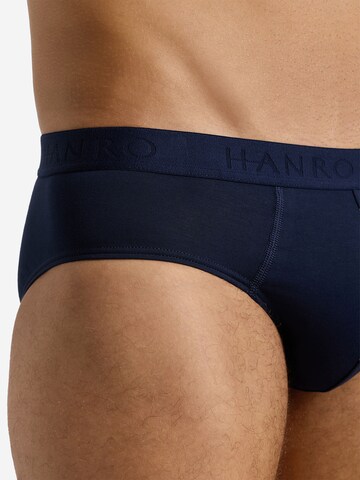 Hanro Slip ' Cotton Essentials ' in Blue