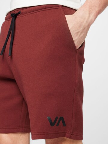 Regular Pantalon de sport RVCA en rouge