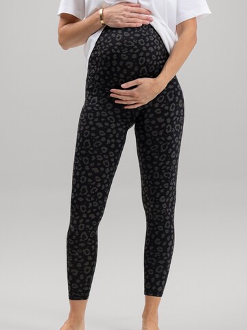 Hey Honey Skinny Leggings 'Maternity' in Grey: front