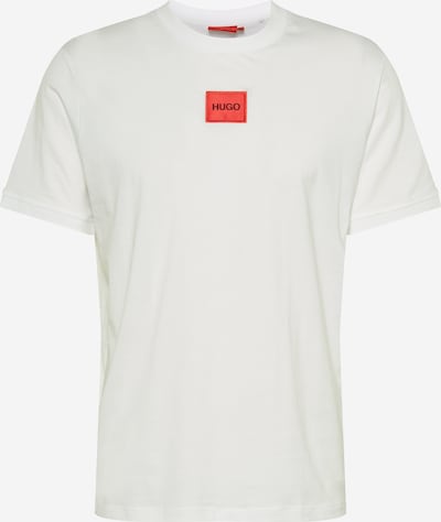 HUGO T-Shirt 'Diragolino' in hellrot / schwarz / weiß, Produktansicht