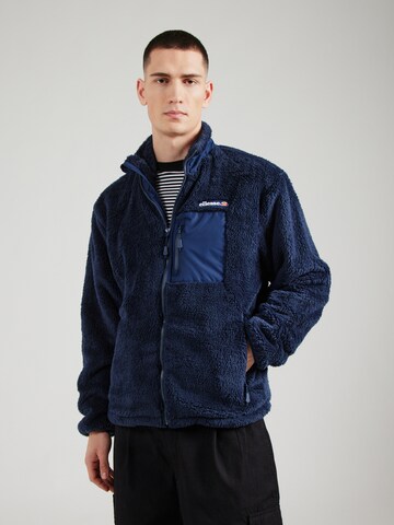 ELLESSE Fleecejacke 'Cervacol' in Blau: Vorderseite