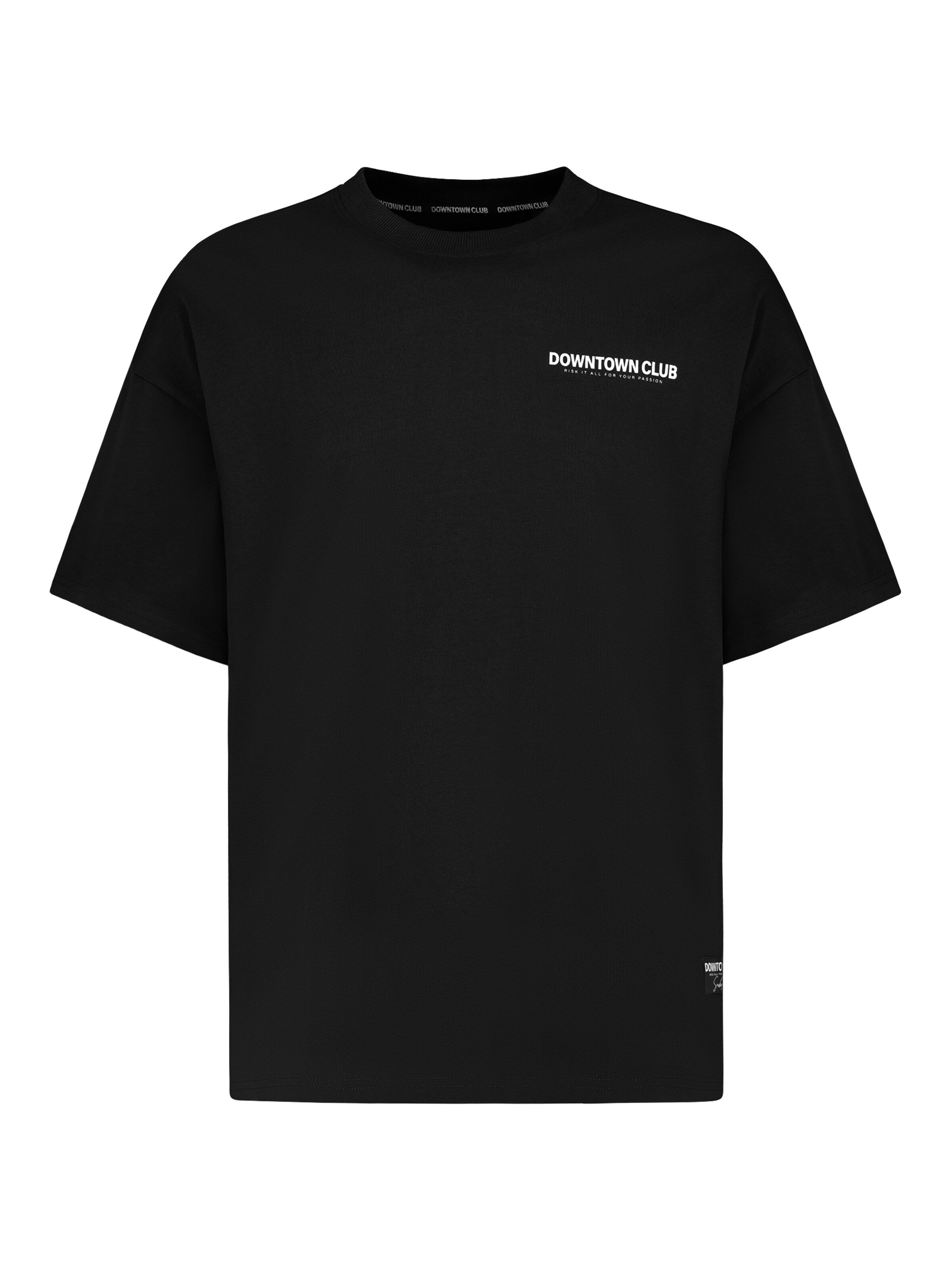 Sublevel T-Shirt 'Club' in Schwarz: Vorderseite