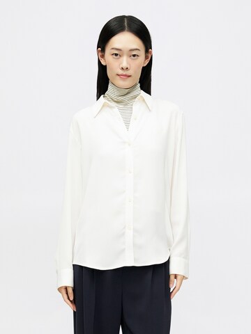 Calvin Klein Блузка в Белый: спереди