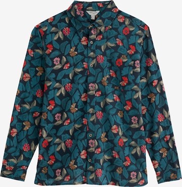 Seasalt Cornwall Regular fit Button Up Shirt 'Palores' in Blue: front