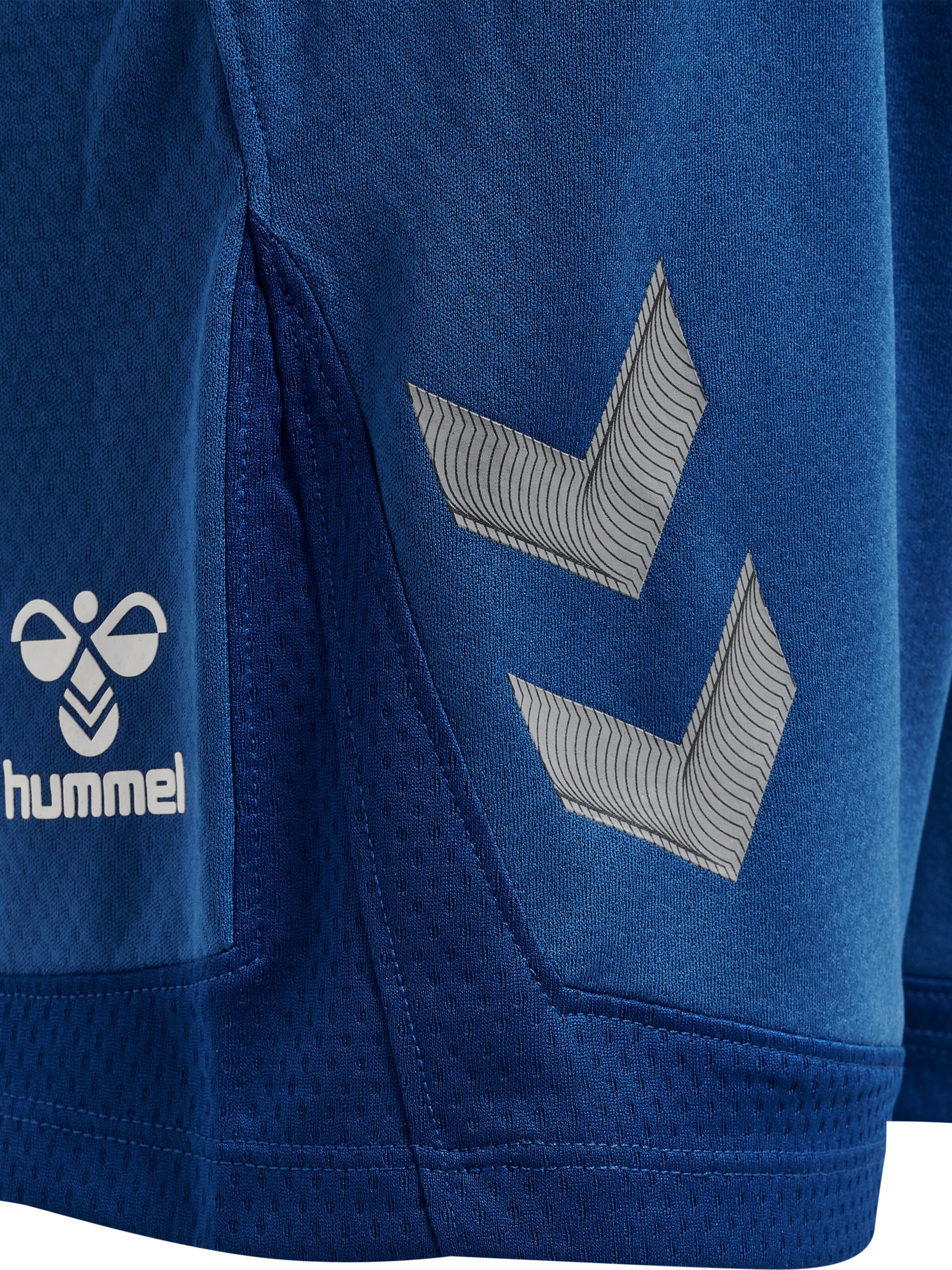 Hummel Regular Workout Pants 'Lead' in Blue