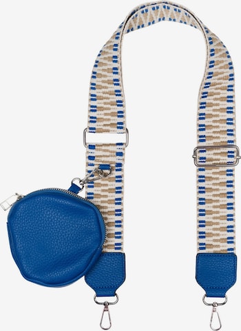 styleBREAKER Taschenzubehör 'Breiter Wechsel Taschengurt Zick-Zack mit Börse' in Blau: Vorderseite