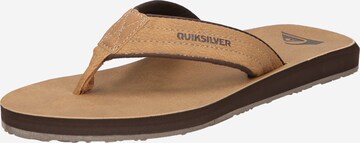 QUIKSILVER Zehentrenner 'CARVER' in Beige: predná strana