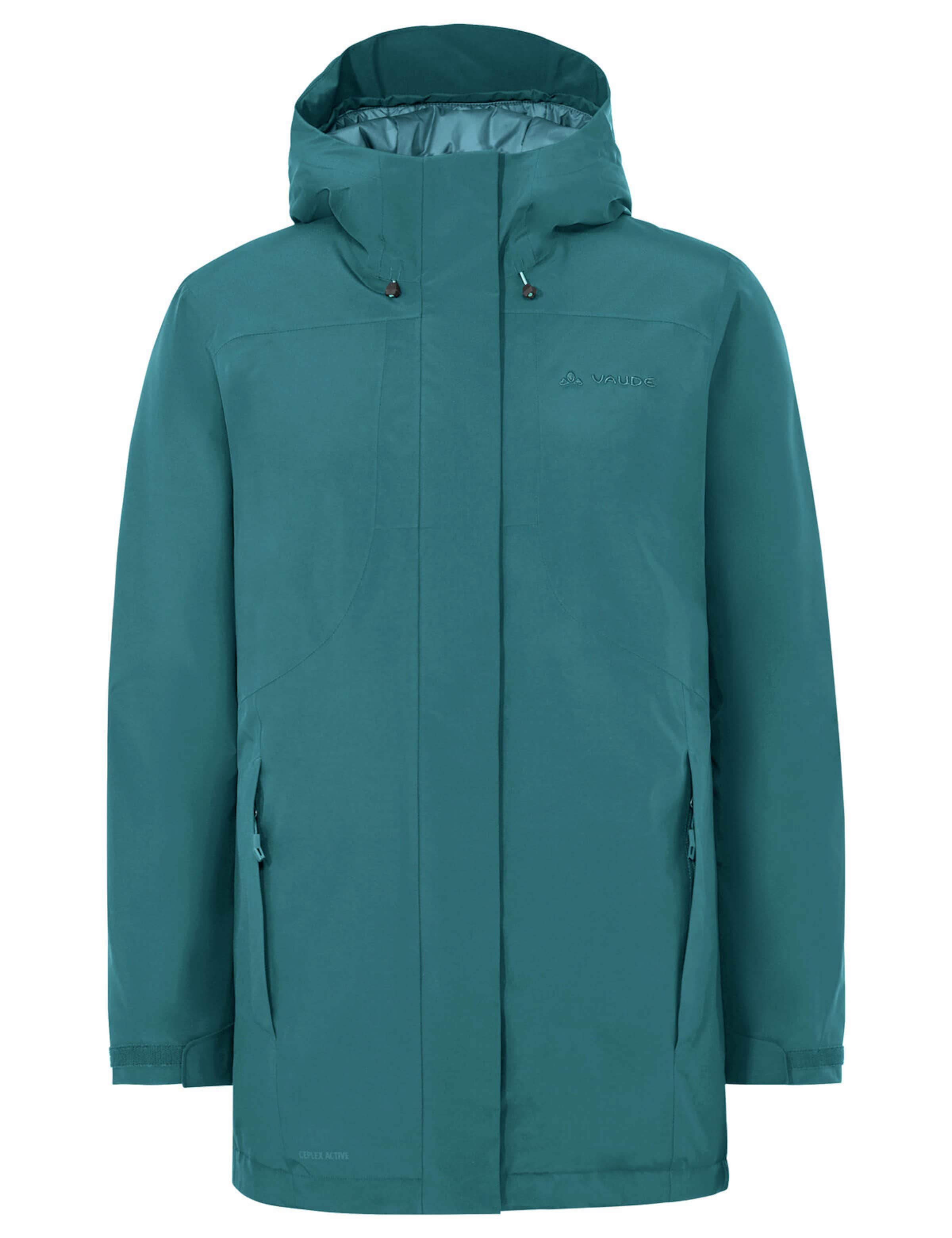 VAUDE Outdoorjacke 'Rosemoor' in Grün: Vorderseite