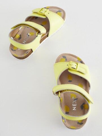 Sandales Next en jaune